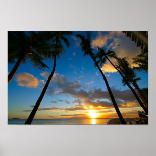 Poster Ka'annapoli Beach Sunset