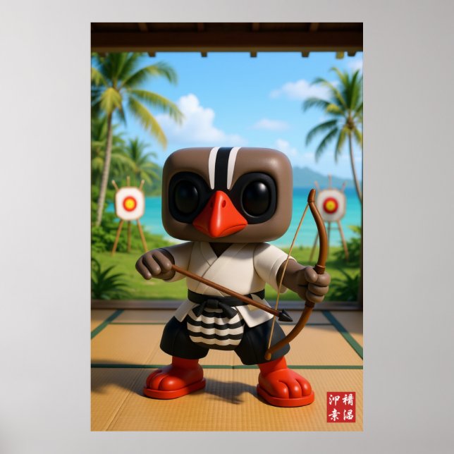 Poster Kagu Tropical Kyudo (Devant)