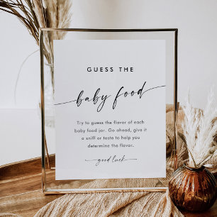 Poster KAIA Guess the Baby Food Game