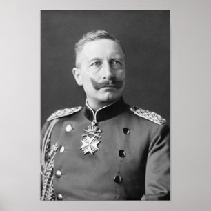 Poster Kaiser Wilhelm II Portrait - 1902