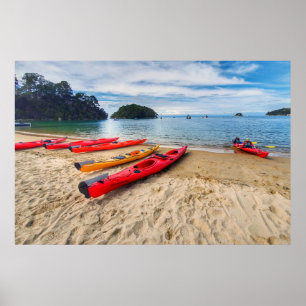 Poster Kaiteriteri, plage de Nelson, Nouvelle-Zélande