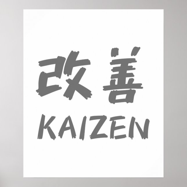 Poster Kaizen (Devant)