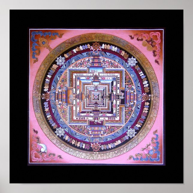 Poster Kalachakra Mandala (Devant)