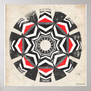 Poster Kaleido Remix Vintage