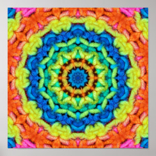 Poster Kaléidoscope de jour ensoleillé