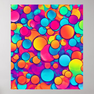 Poster Kaleidoscope de rêves circulaires