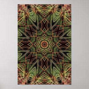 Poster "Kaleidoscope of Green"