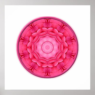Poster Kaleidoscope rose Roses