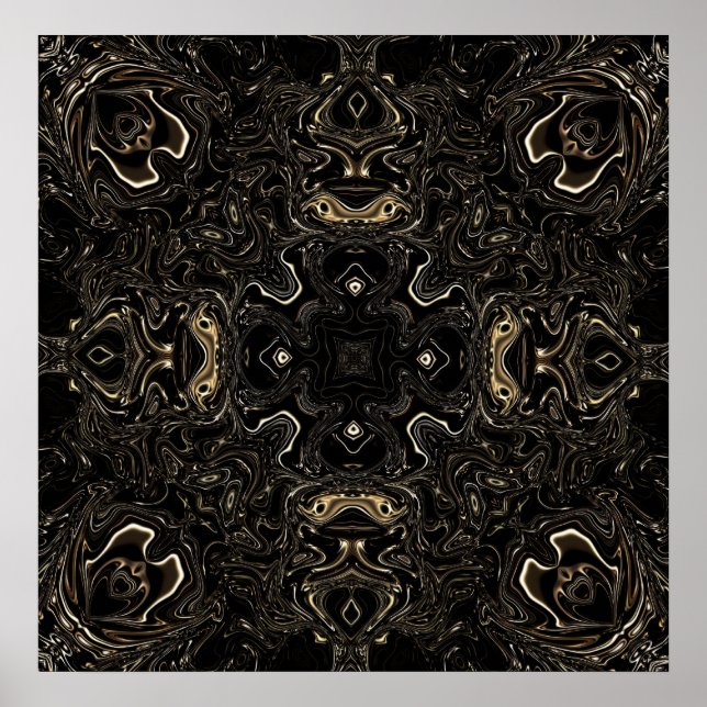 Poster Kaleids foncés (Devant)