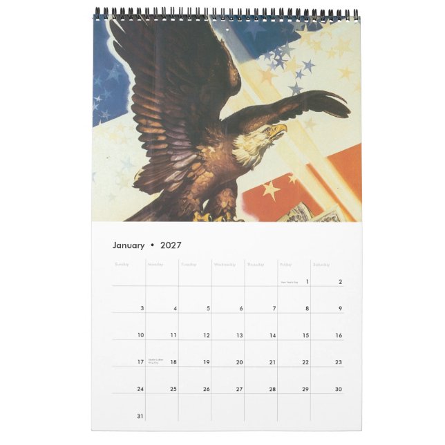 Poster-Kalender 2013 des Weltkriegs Kalender (Jan 2027)