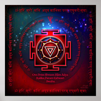 Poster Kali Yantra