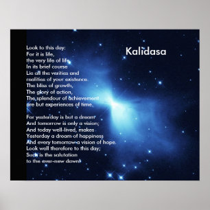Poster Kalidasa Poem