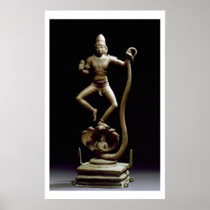 Poster Kaliyakrishna, Chola, Tamil Nadu (bronze)