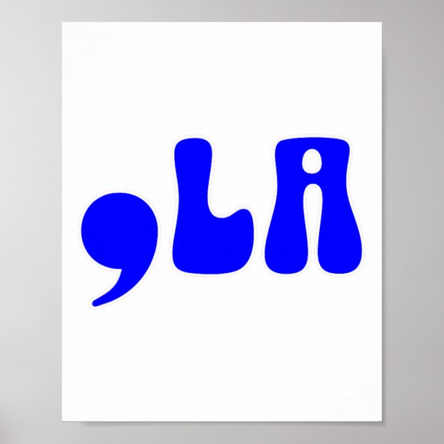 Poster Kamala 2024 Funny Comma La Harris 2024 (Devant)