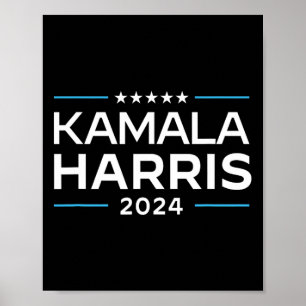 Poster Kamala Harris 2024 Elections Présidentielles Homme