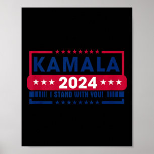 Poster Kamala Harris 2024 Madame la Présidente Kamala 47 