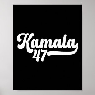 Poster Kamala Harris 2024 Président 47 Usa America 2024 E