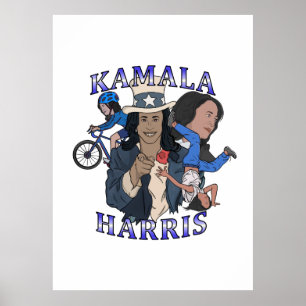 Poster Kamala Harris Bootleg Rap