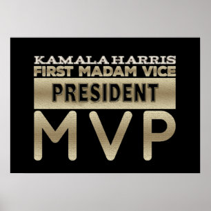 Poster Kamala Harris Madam Vice President MVP