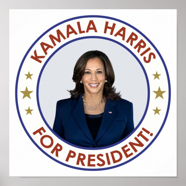 POSTER KAMALA HARRIS PRÉSIDENTE ! (Devant)