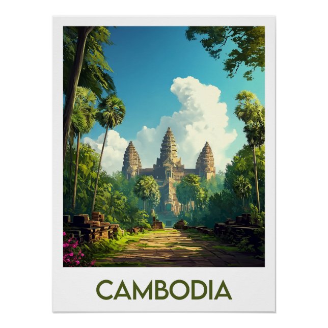 Poster Kambodscha (Vorderseite)