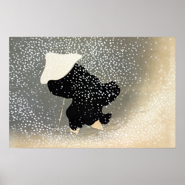 Poster Kamisaka Sekka Snow (Devant)