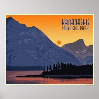 Poster Kananaskis, Alberta. Canada