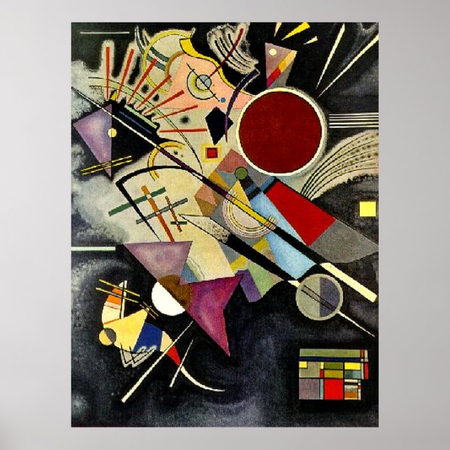 Poster Kandinsky - Accompagnement Noir (Devant)