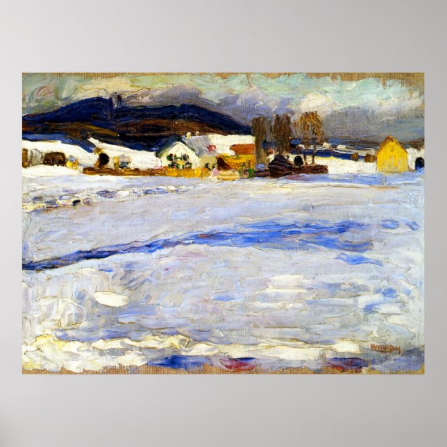 Poster Kandinsky - Bei Starnberg (Devant)