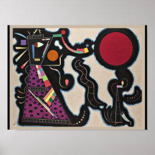 Poster Kandinsky - Cercle rouge