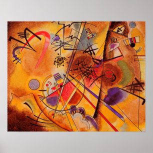 Poster Kandinsky Cercles Abstraits Canvas Peinture Artwor