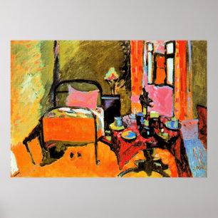Poster Kandinsky - Chambre à coucher à Aintmillerstrasse,
