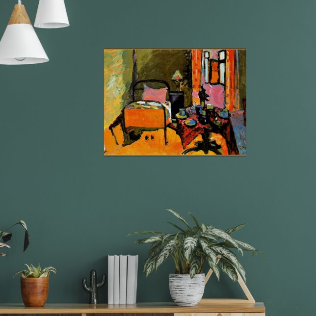 Poster Kandinsky - Chambre à coucher en Aintmillerstrasse (Salon 1)