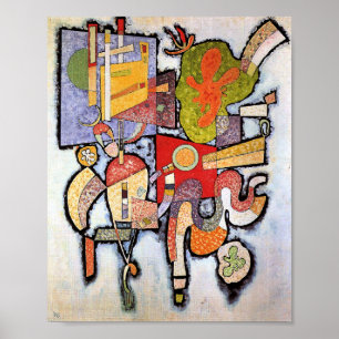 Poster Kandinsky - Complexe, Simple, peinture d'art abstr