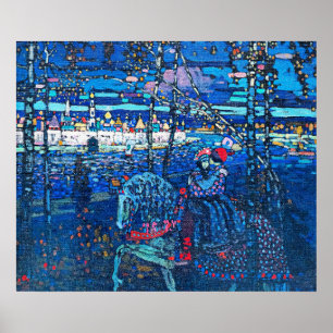 Poster Kandinsky - Couple à cheval