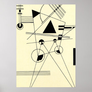 Poster Kandinsky - Dessin pour Point