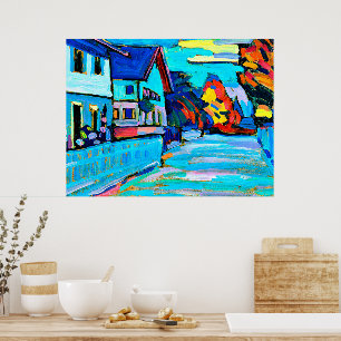 Poster Kandinsky - Deux maisons