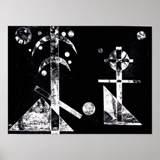 Poster Kandinsky - Fur Nina zu Weihnachten (Devant)