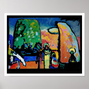 Poster Kandinsky, Improvisation 2, Beaux-Arts,