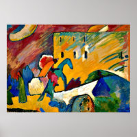 Kandinsky : Improvisation 3, peinture de paysage