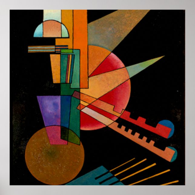 Poster Kandinsky - Interprétation Abstraite (Devant)