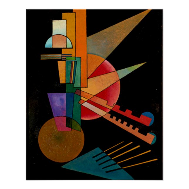Poster Kandinsky - Interprétation Abstraite (Devant)