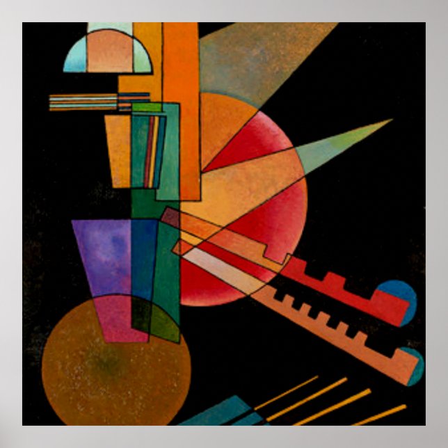 Poster Kandinsky - Interprétation Abstraite (Devant)