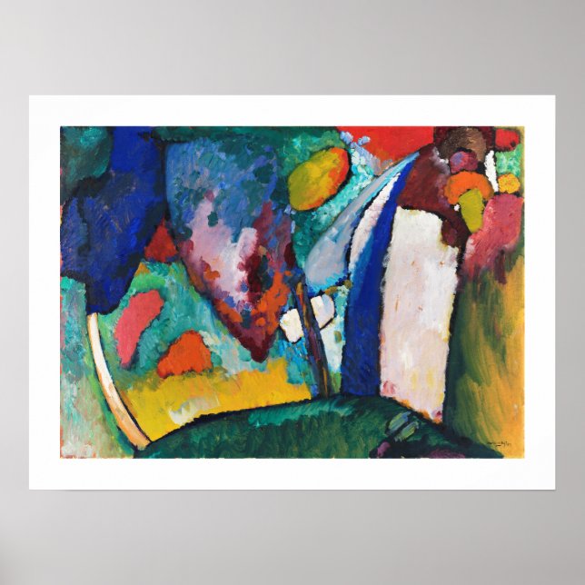 POSTER : KANDINSKY : LA CASCADE (Devant)