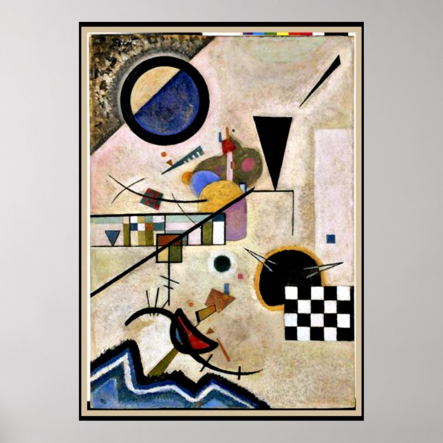 Poster Kandinsky - Les accords s'opposent (Devant)