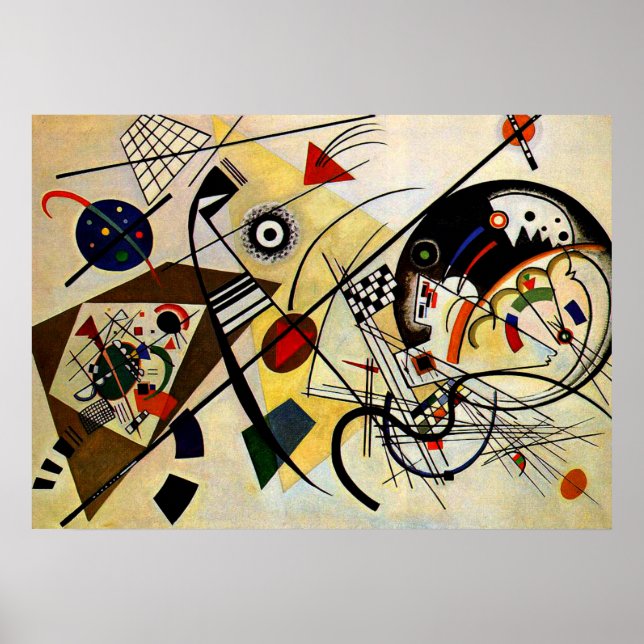 Poster Kandinsky - Ligne Transverse (Devant)