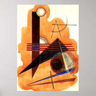 Poster Kandinsky - Obstination Brown