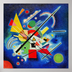 Poster Kandinsky - Peinture Bleue