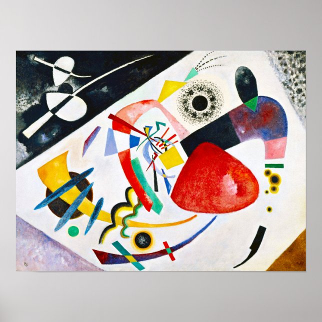 Poster Kandinsky Red Spot (Devant)