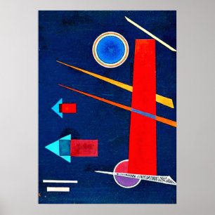 Poster Kandinsky - Rouge puissant